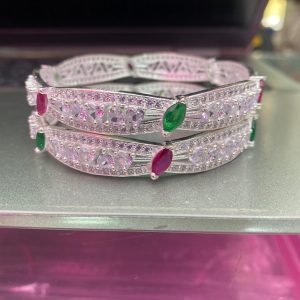 Silver Ladies Bangles (Style 1)