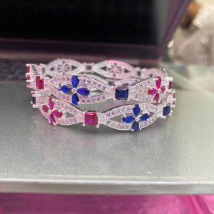 Silver Ladies Bangles (Style 2)