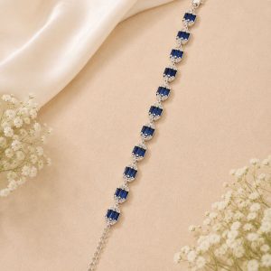 Royal Sapphire Blue Crystal Bracelet